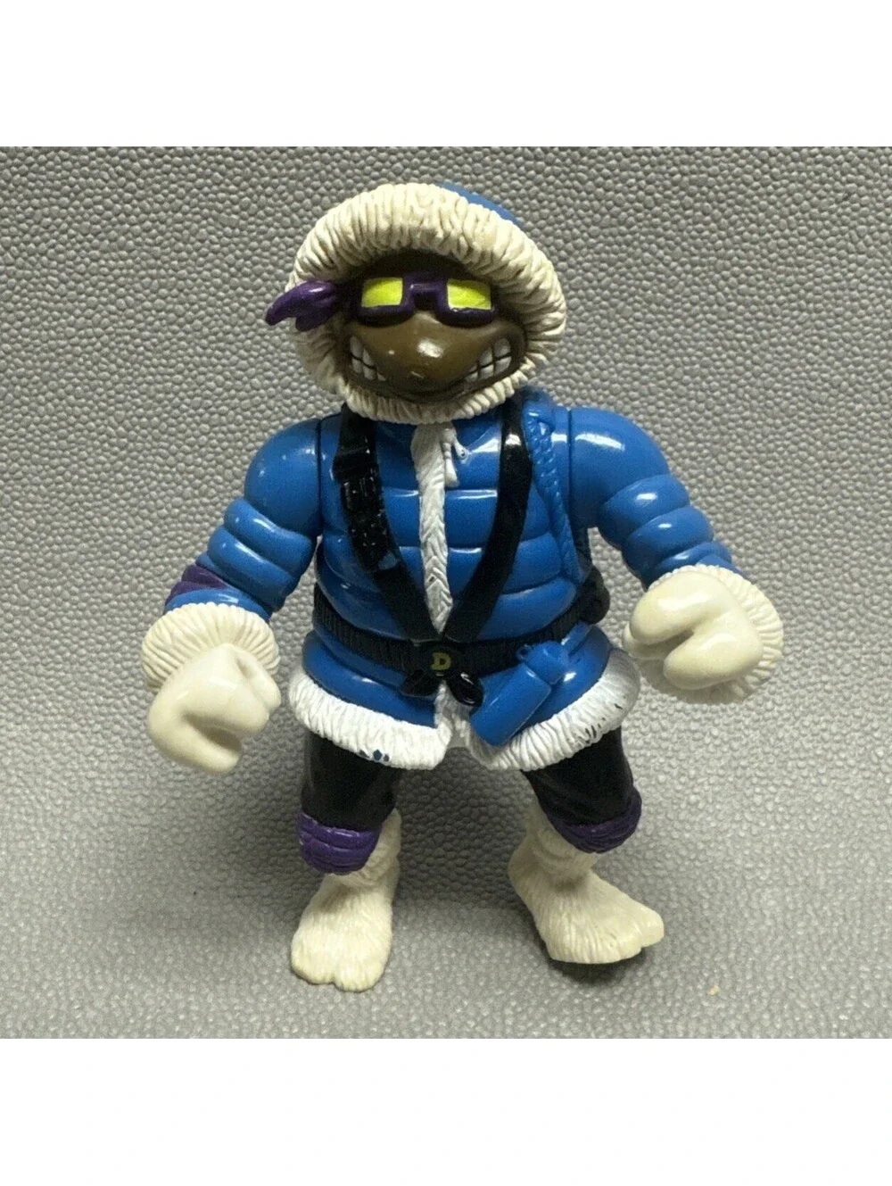 1995 TMNT Donatello Arctic Action Figure Blue Parka & Goggles Playmate Toys Don